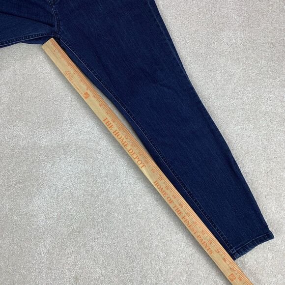 C&C California Jeans Women's 8/29 Blue Dark Wash Denim Slim Straight - Picture 13 of 14